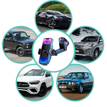 Uniwersalny Uchwyt Samochodowy do Telefonu – Obrotowy 360° TOPK
