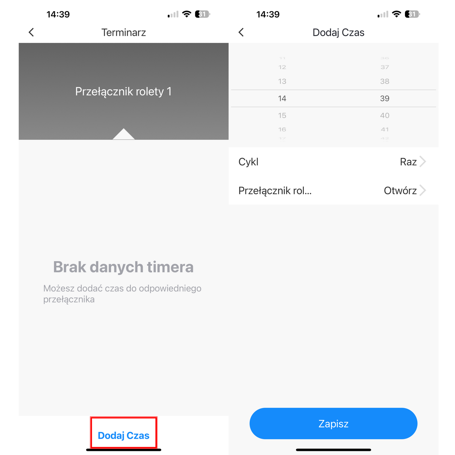 Zestaw 2x Inteligentny Wi-Fi Moduł do Sterowania Rolet i Zasłon Tuya 10 A