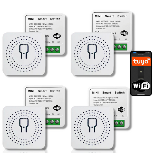 Zestaw 4x Inteligentny przełącznik elektryczny WIFI Tuya SMART LIFE 16 A