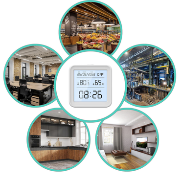 TUYA WIFI CZUJNIK TEMPERATURY I WILGOTNOŚCI LCD SMART HIGOMETR