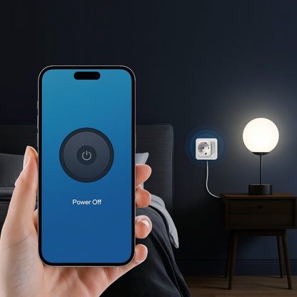 ZESTAW 4x GNIAZDEK INTELIGENTNE ZDALNIE STEROWANE WiFi SMART HARMONOGRAM