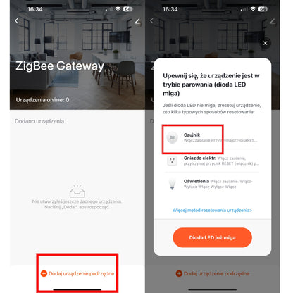 Inteligentny Sufitowy Czujnik Obecności - mmWave 5.8 GHz Zigbee