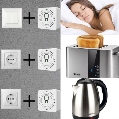 Zestaw 4x Inteligentny przełącznik elektryczny WIFI Tuya SMART LIFE 16 A