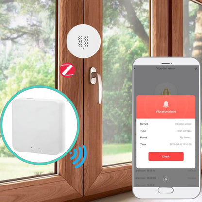 Czujnik wibracji Zigbee kompatybilny z Tuya Smart Life Vibration Sensor