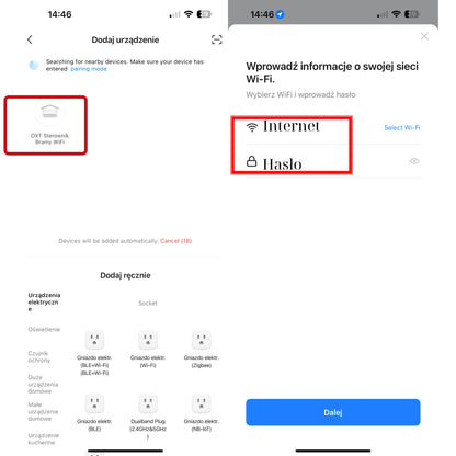 Zestaw 2x Sterownik do bramy garażowej Moduł Wi-Fi 230V Tuya Smart Life