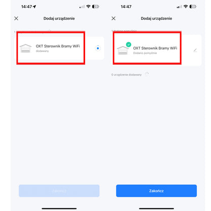 Zestaw 2x Sterownik do bramy garażowej Moduł Wi-Fi 230V Tuya Smart Life
