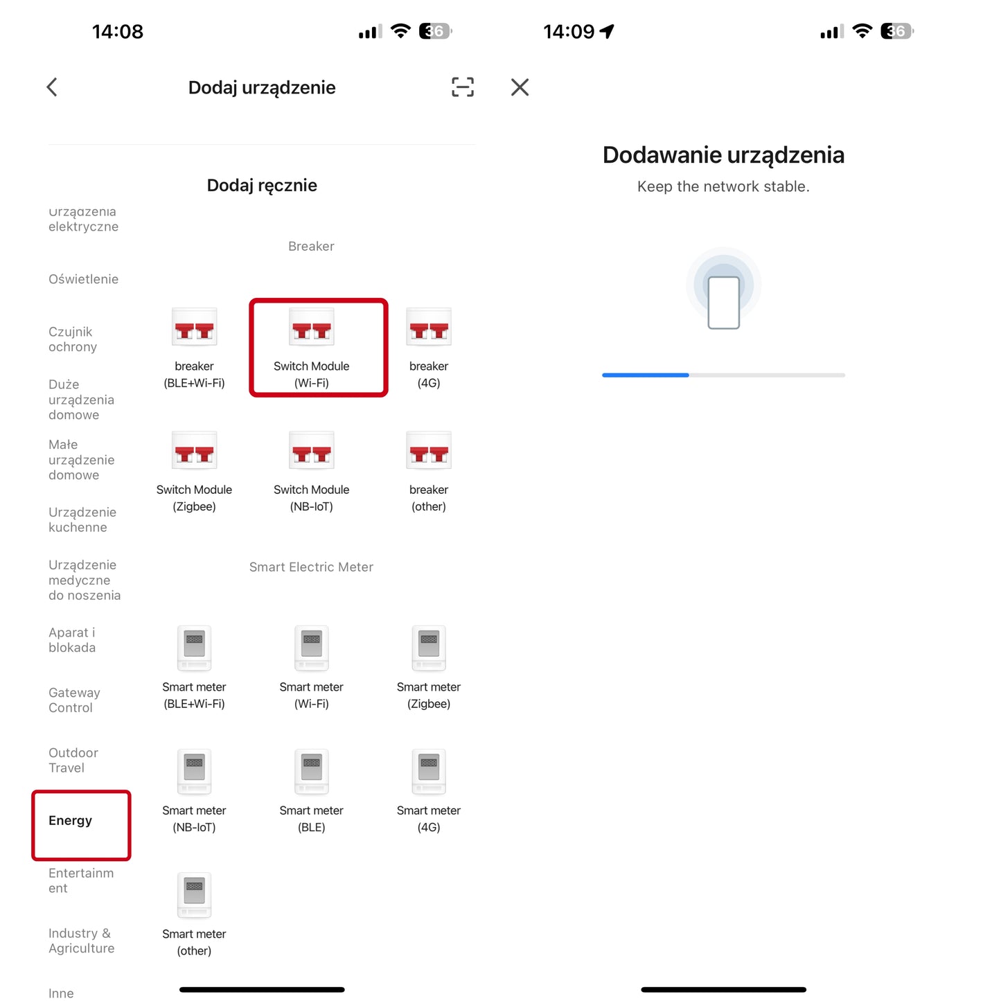 Zestaw 4x Inteligentny przełącznik elektryczny WIFI Tuya SMART LIFE 16 A