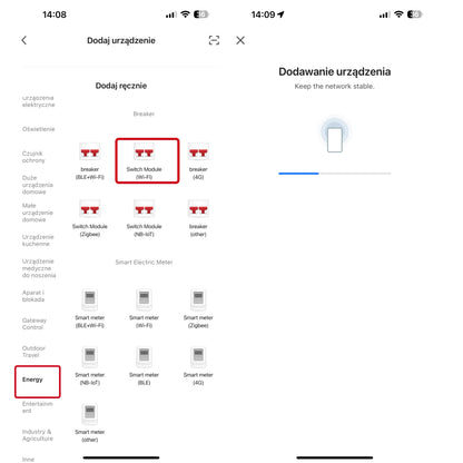 Zestaw 4x Inteligentny przełącznik elektryczny WIFI Tuya SMART LIFE 16 A