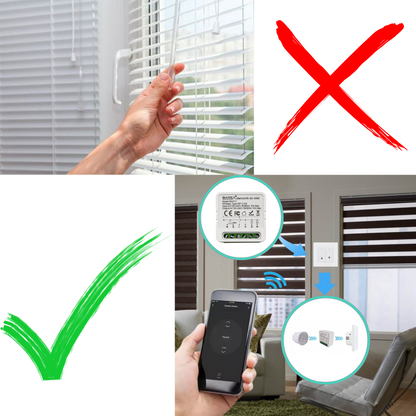 Inteligentny Wi-Fi Moduł do Sterowania Rolet i Zasłon Tuya / Smart Life 10 A
