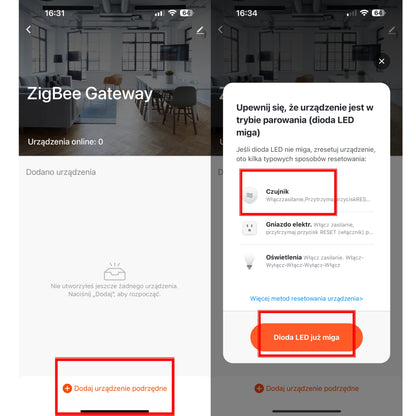 Czujnik wibracji Zigbee kompatybilny z Tuya Smart Life Vibration Sensor