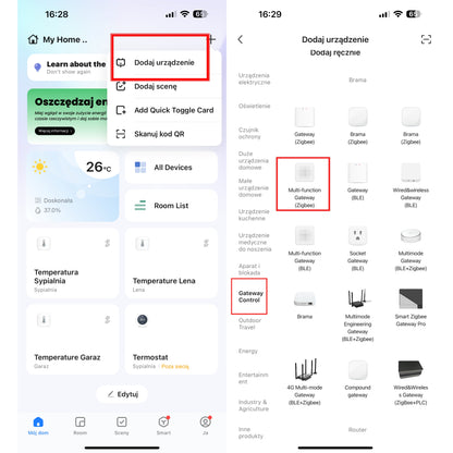 CENTRALNA BRAMKA ZIGBEE 3.0 TUYA SMART LIFE Kompaktowa SMART HOME G01