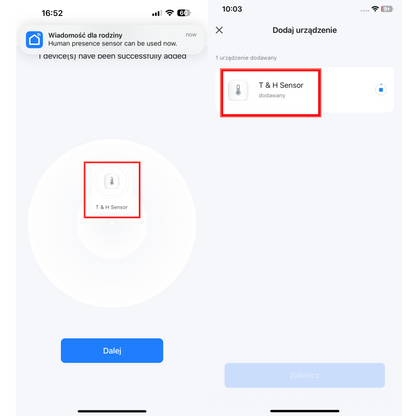 Zestaw 4x Czujników temperatury, wilgotności ZIGBEE TUYA / Smart Home