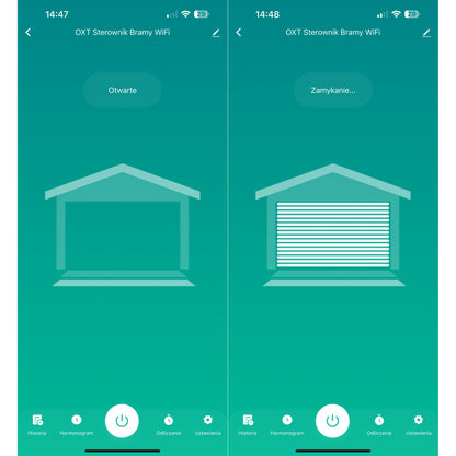 Zestaw 2x Sterownik do bramy garażowej Moduł Wi-Fi 230V Tuya Smart Life