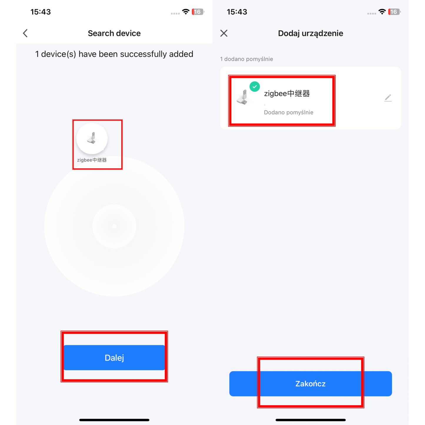 Wzmacniacz sygnału ZigBee - USB REPEATER ZIGBEE Tuya Smart Life