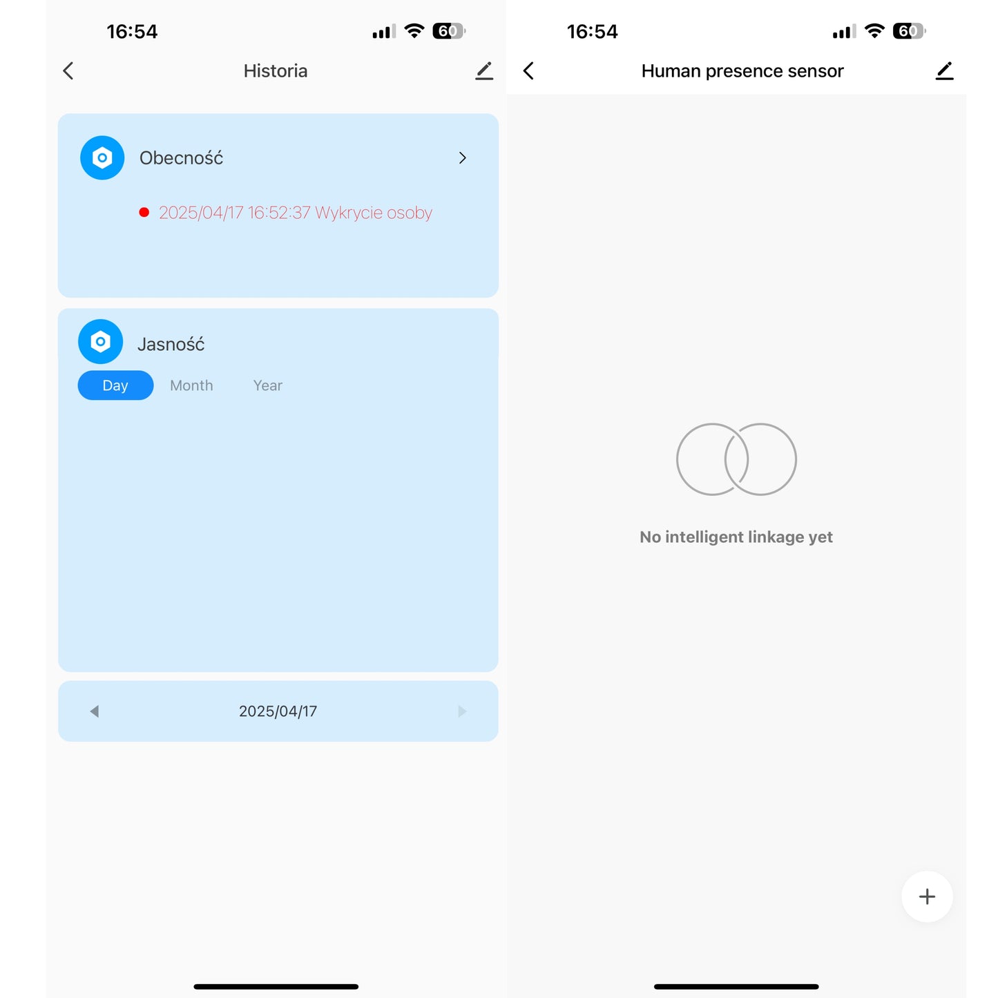 Inteligentny Sufitowy Czujnik Obecności - mmWave 5.8 GHz Zigbee