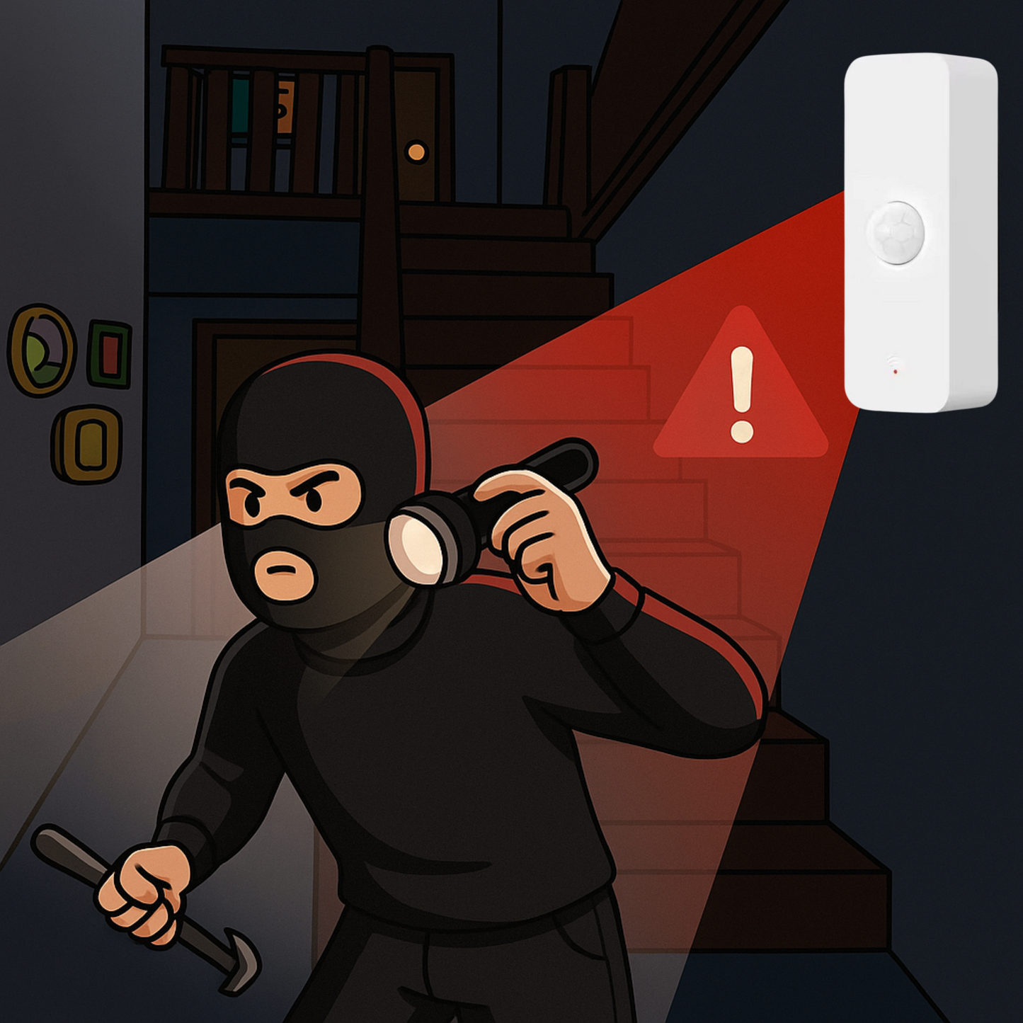 Czujnik Ruchu PIR WiFi – Smart Sensor z Aplikacją Tuya / Smart Life