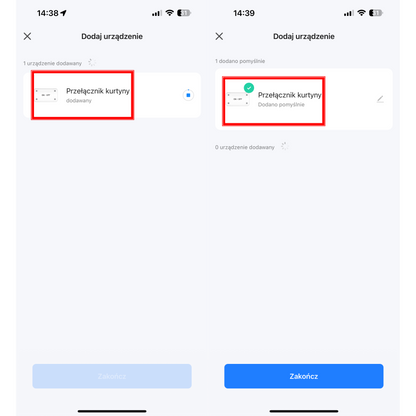 Inteligentny Wi-Fi Moduł do Sterowania Rolet i Zasłon Tuya / Smart Life 10 A