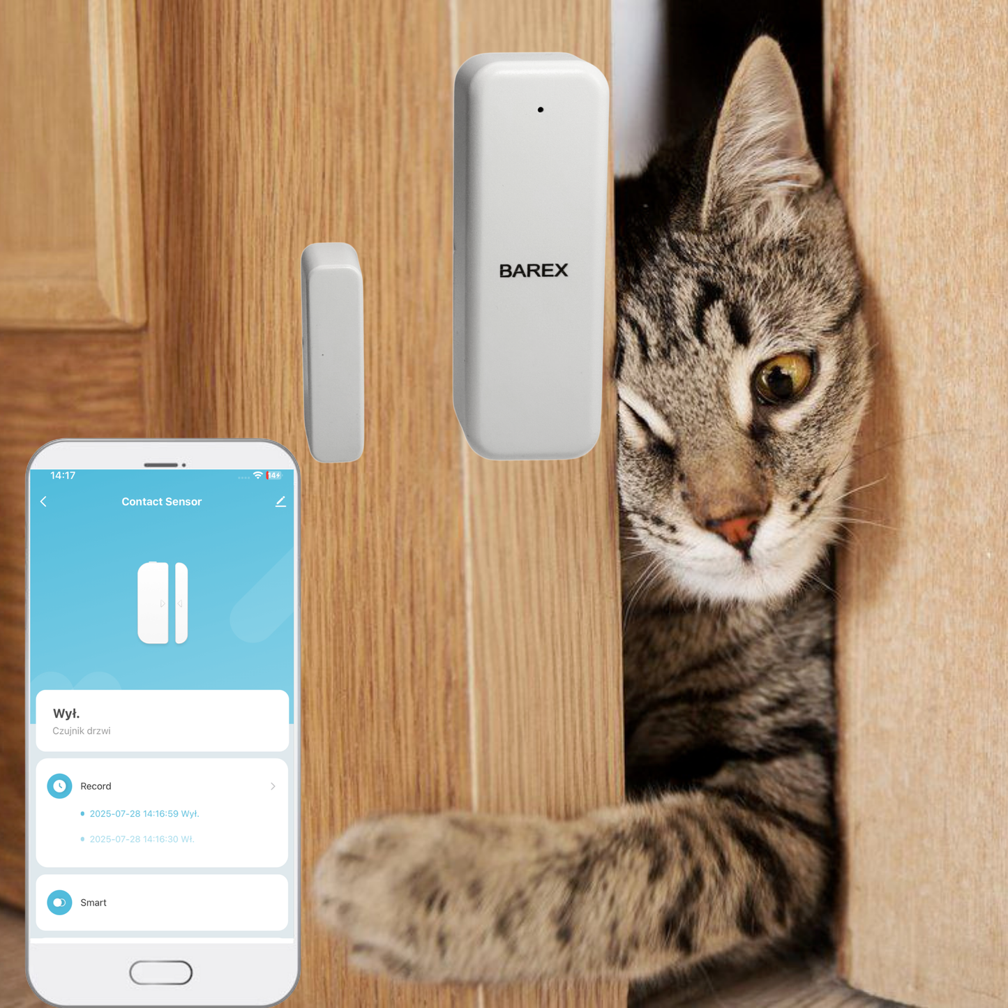 Czujnik otwarcia drzwi i okna WIFI TUYA SMART