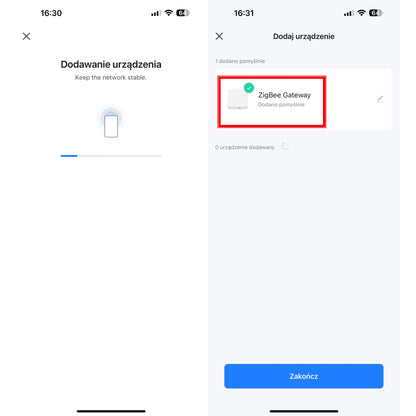 CENTRALNA BRAMKA ZIGBEE 3.0 TUYA SMART LIFE Kompaktowa SMART HOME G01