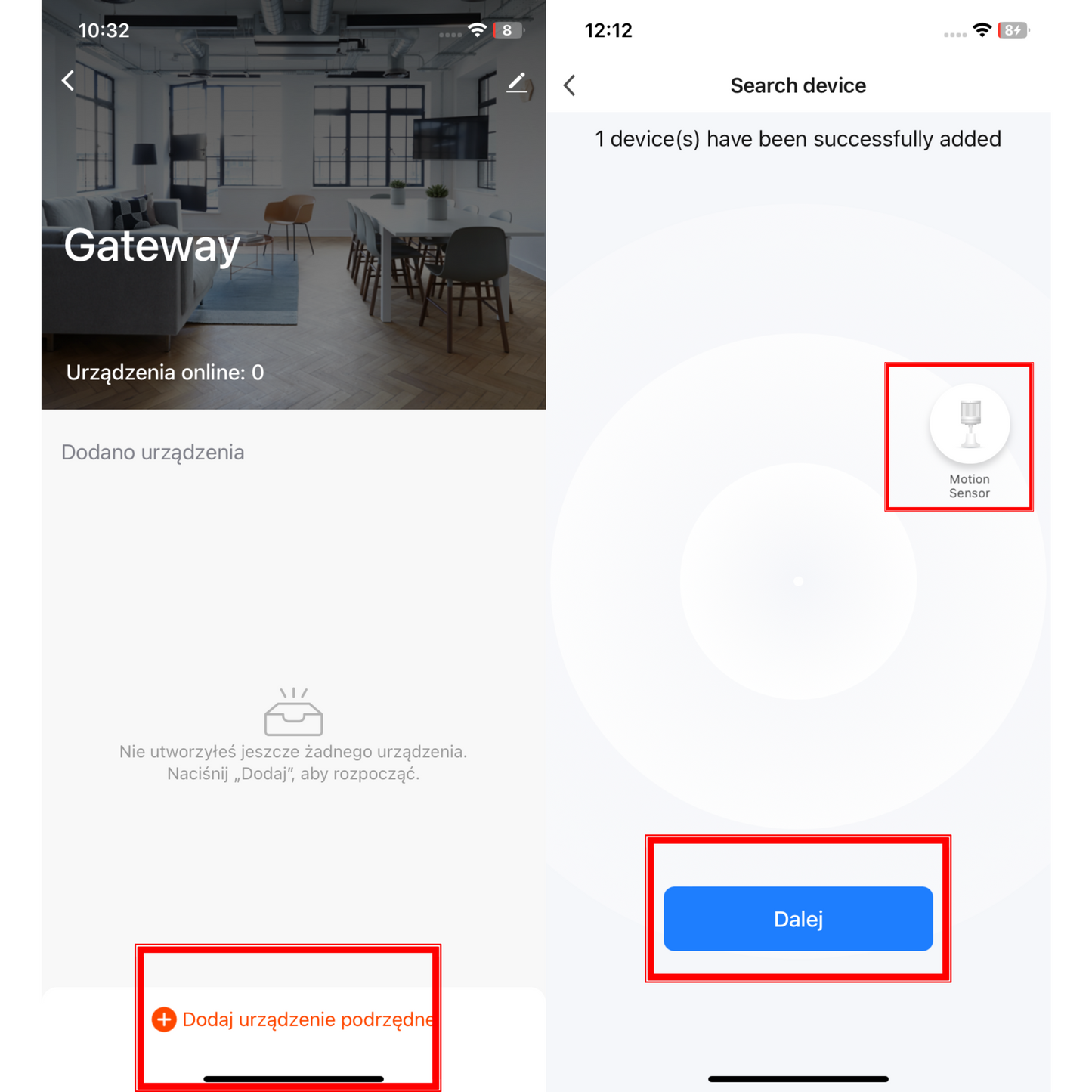 CZUJNIK RUCHU Z MOCOWANIEM DETEKTOR RUCHU ZIGBEE TUYA / SMART LIFE