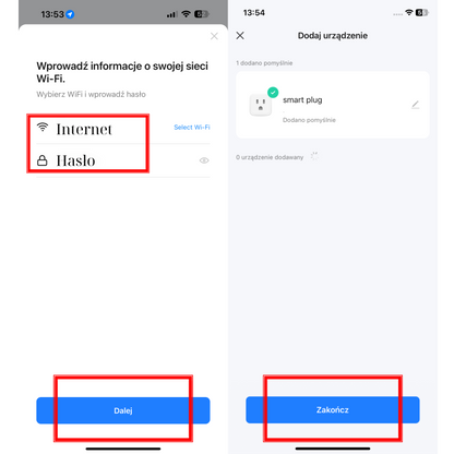 ZESTAW 4x GNIAZDEK INTELIGENTNE ZDALNIE STEROWANE WiFi SMART HARMONOGRAM