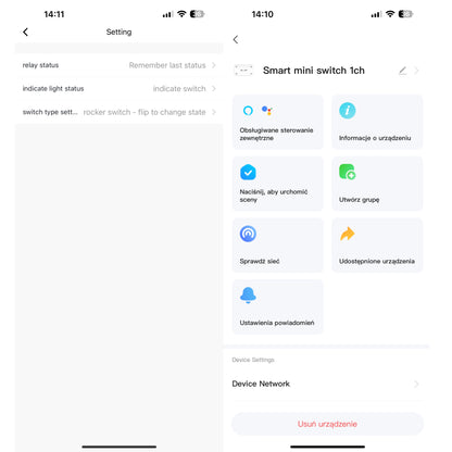 Zestaw 4x Inteligentny przełącznik elektryczny WIFI Tuya SMART LIFE 16 A