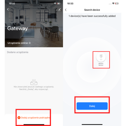 Zestaw 2x Czujników Ruchu PIR Zigbee – Sensor z Aplikacją Tuya / Smart Life