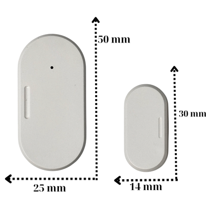 Zestaw 2x Czujników Otwarcia Drzwi i Okien Zigbee - Kompatybilny z eWeLink