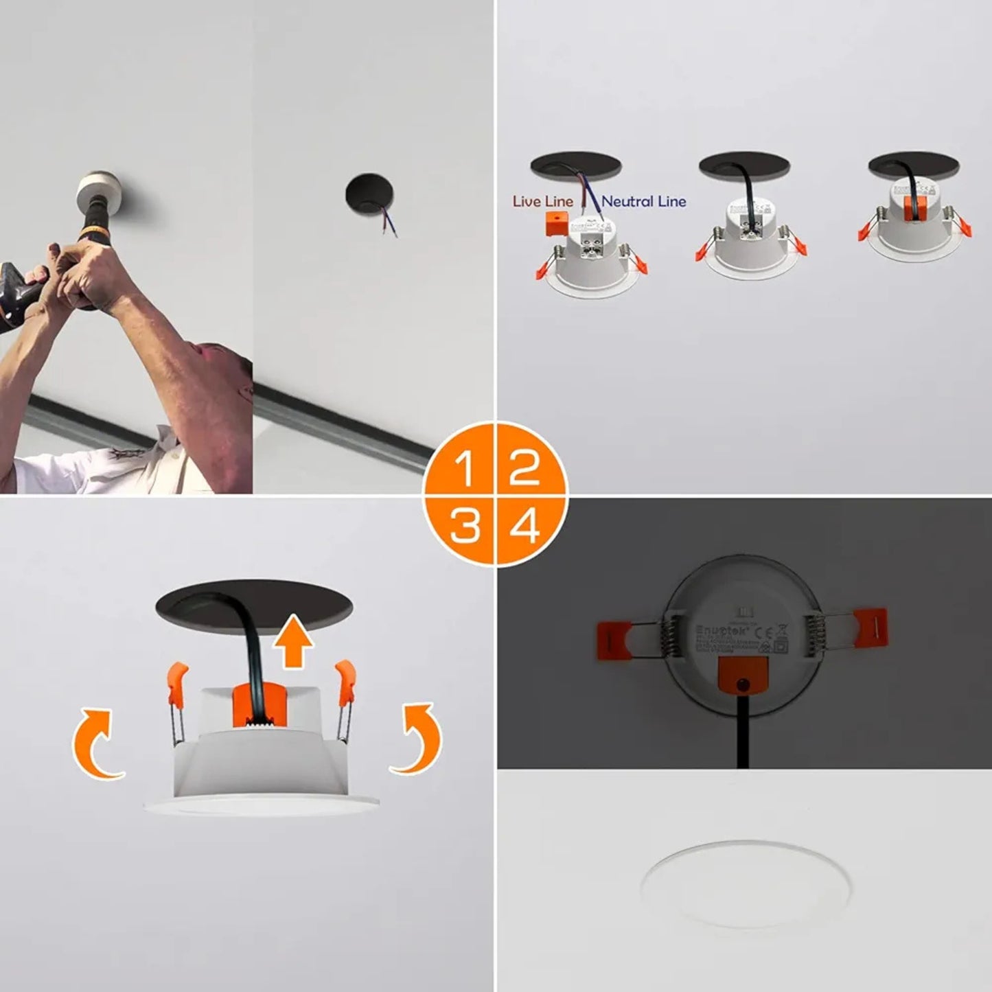 Inteligentny Sufitowy Czujnik Obecności - mmWave 5.8 GHz Zigbee