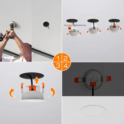 Inteligentny Sufitowy Czujnik Obecności - mmWave 5.8 GHz Zigbee