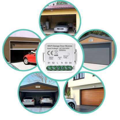Zestaw 2x Sterownik do bramy garażowej Moduł Wi-Fi 230V Tuya Smart Life