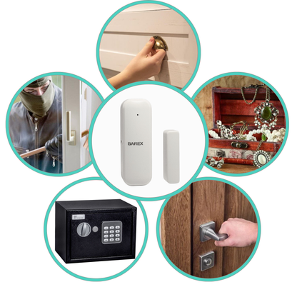 CZUJNIK OTWARCIA DRZWI I OKNA ZIGBEE TUYA SMART, WYMAGANA BRAMKA ZIGBEE