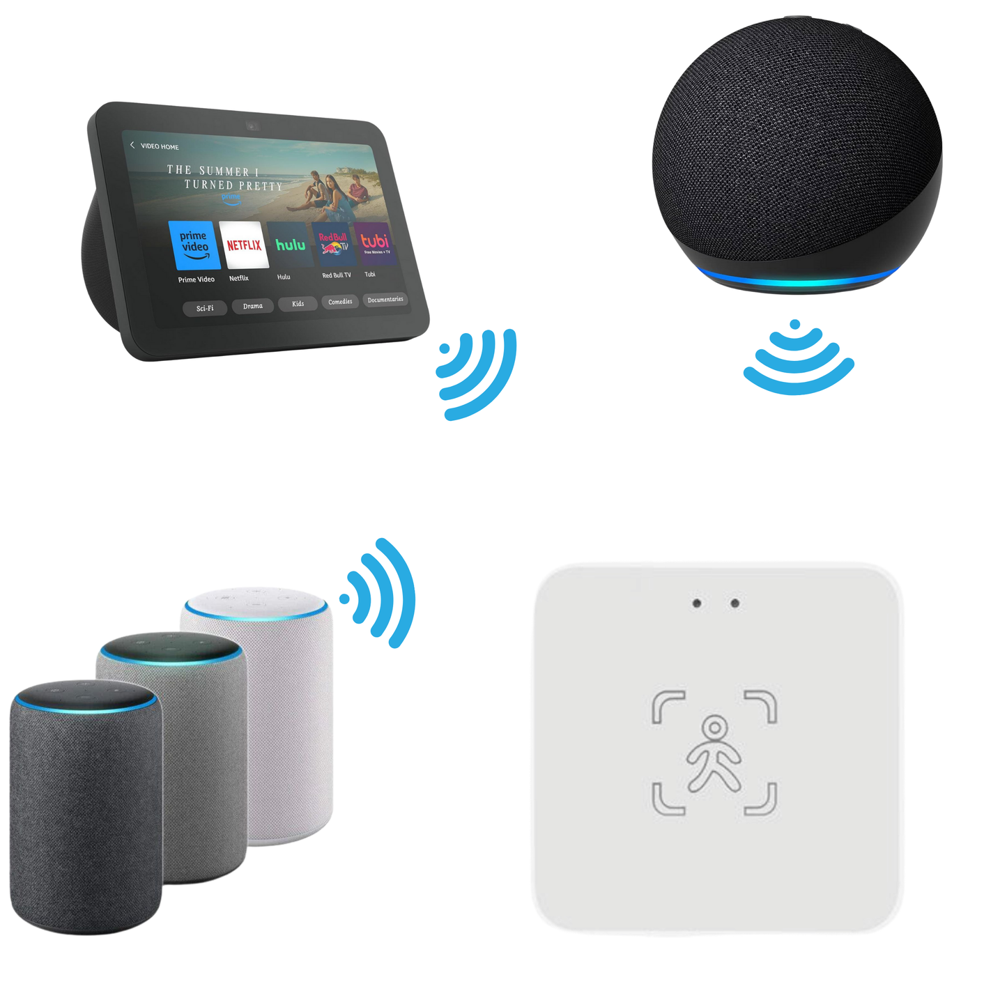 Czujnik Obecności Człowieka Zigbee Tuya 5.8GHz mmWave PIR Smart Life