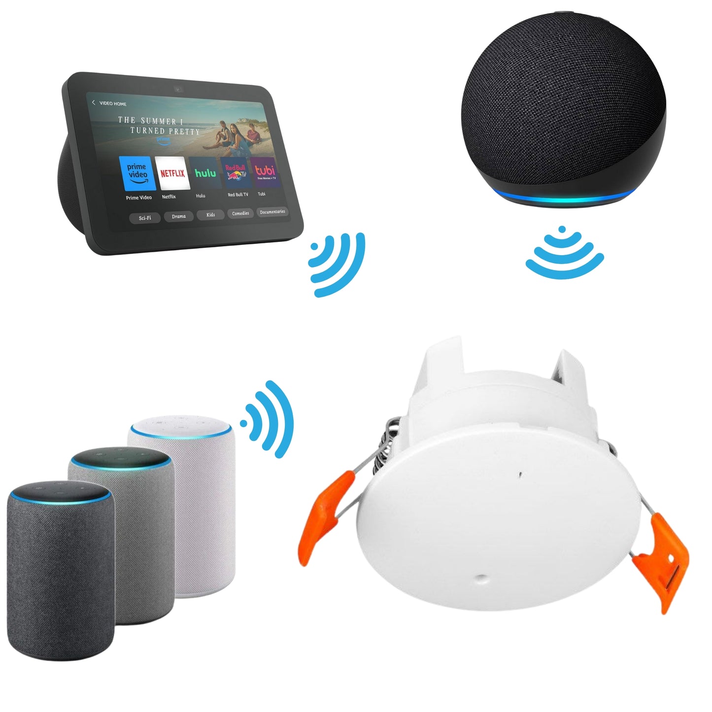 Inteligentny Sufitowy Czujnik Obecności - mmWave 5.8 GHz Zigbee