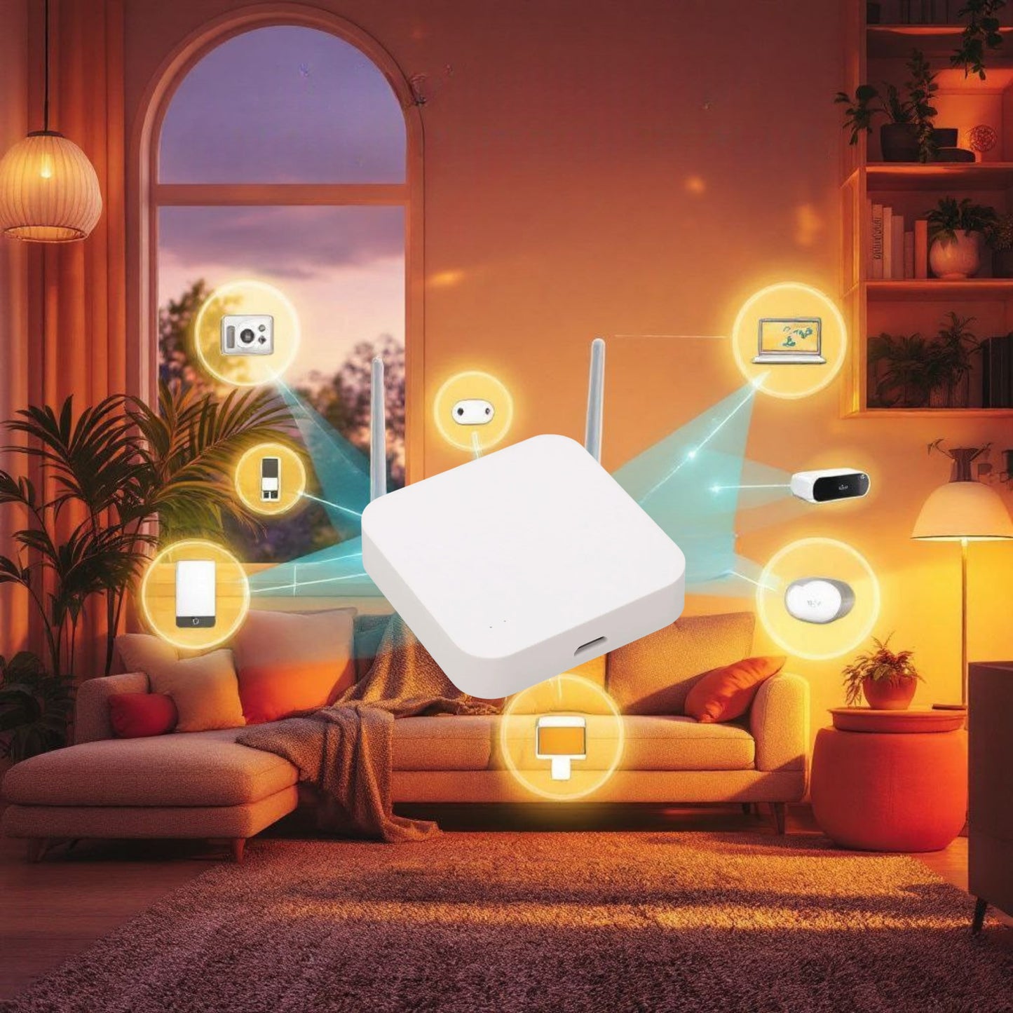 CENTRALNA BRAMKA ZIGBEE 3.0 TUYA SMART LIFE Kompaktowa SMART HOME G01