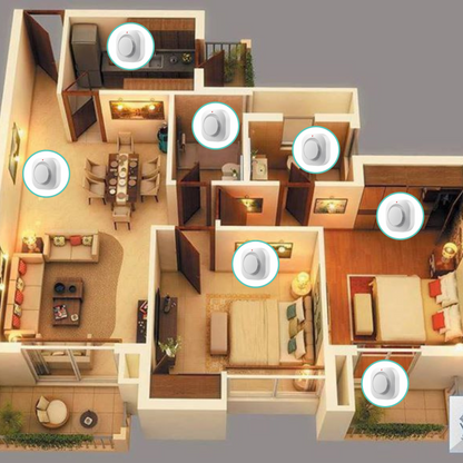 INTELIGENTNY NIEZALEŻNY CZUJNIK DYMU DO BEZPIECZEŃSTWA POMIESZCZEŃ