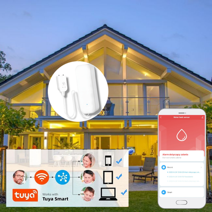 CZUJNIK ZALANIA WODĄ ZIGBEE TUYA SMART LIFE