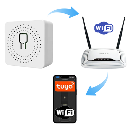 Zestaw 4x Inteligentny przełącznik elektryczny WIFI Tuya SMART LIFE 16 A