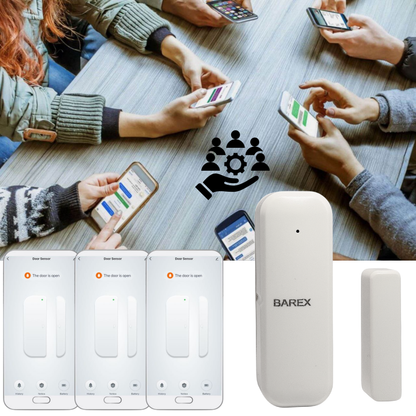 CZUJNIK OTWARCIA DRZWI I OKNA ZIGBEE TUYA SMART, WYMAGANA BRAMKA ZIGBEE