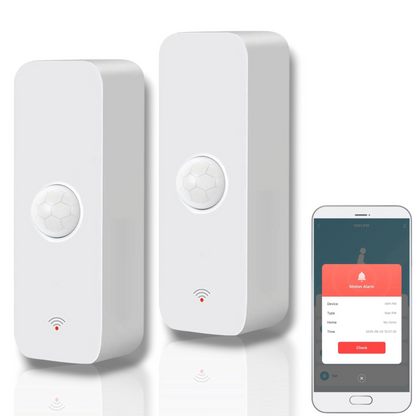 Zestaw 2x Czujników Ruchu PIR WiFi – Sensor z Aplikacją Tuya / Smart Life