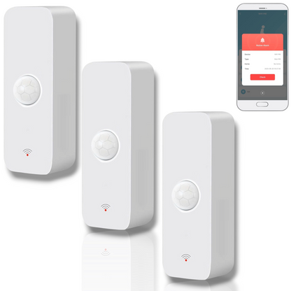 Zestaw 3x Czujników Ruchu PIR WiFi – Sensor z Aplikacją Tuya / Smart Life