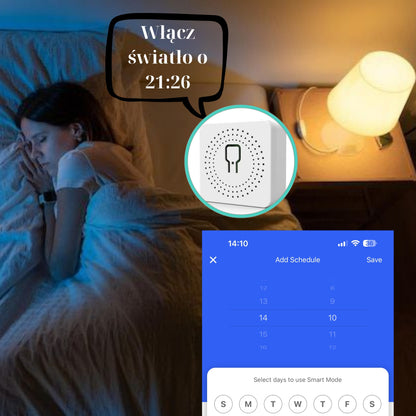 Zestaw 4x Inteligentny przełącznik elektryczny WIFI Tuya SMART LIFE 16 A