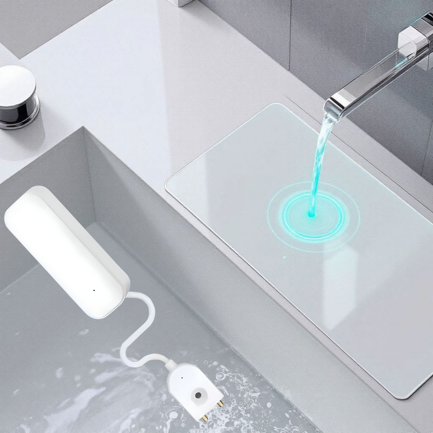 CZUJNIK ZALANIA WODĄ ZIGBEE TUYA SMART LIFE