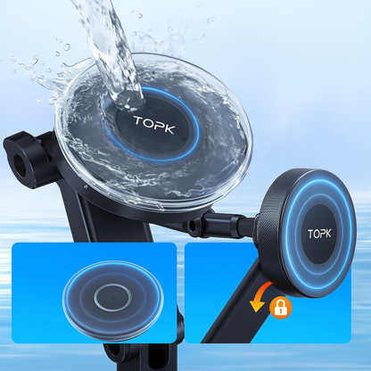 Magnetyczny uchwyt samochodowy na telefon Magnesowy uchwyt 360 stopni TOPK