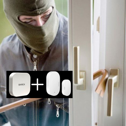 Zestaw 2x Czujników Otwarcia Drzwi i Okien Zigbee - Kompatybilny z eWeLink