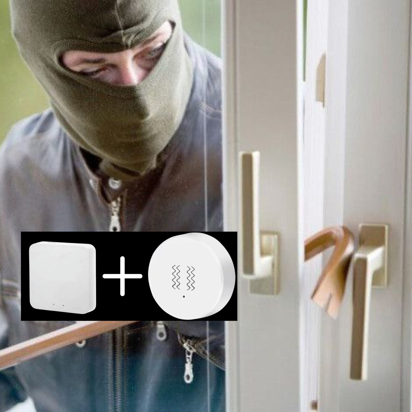 Czujnik wibracji Zigbee kompatybilny z Tuya Smart Life Vibration Sensor