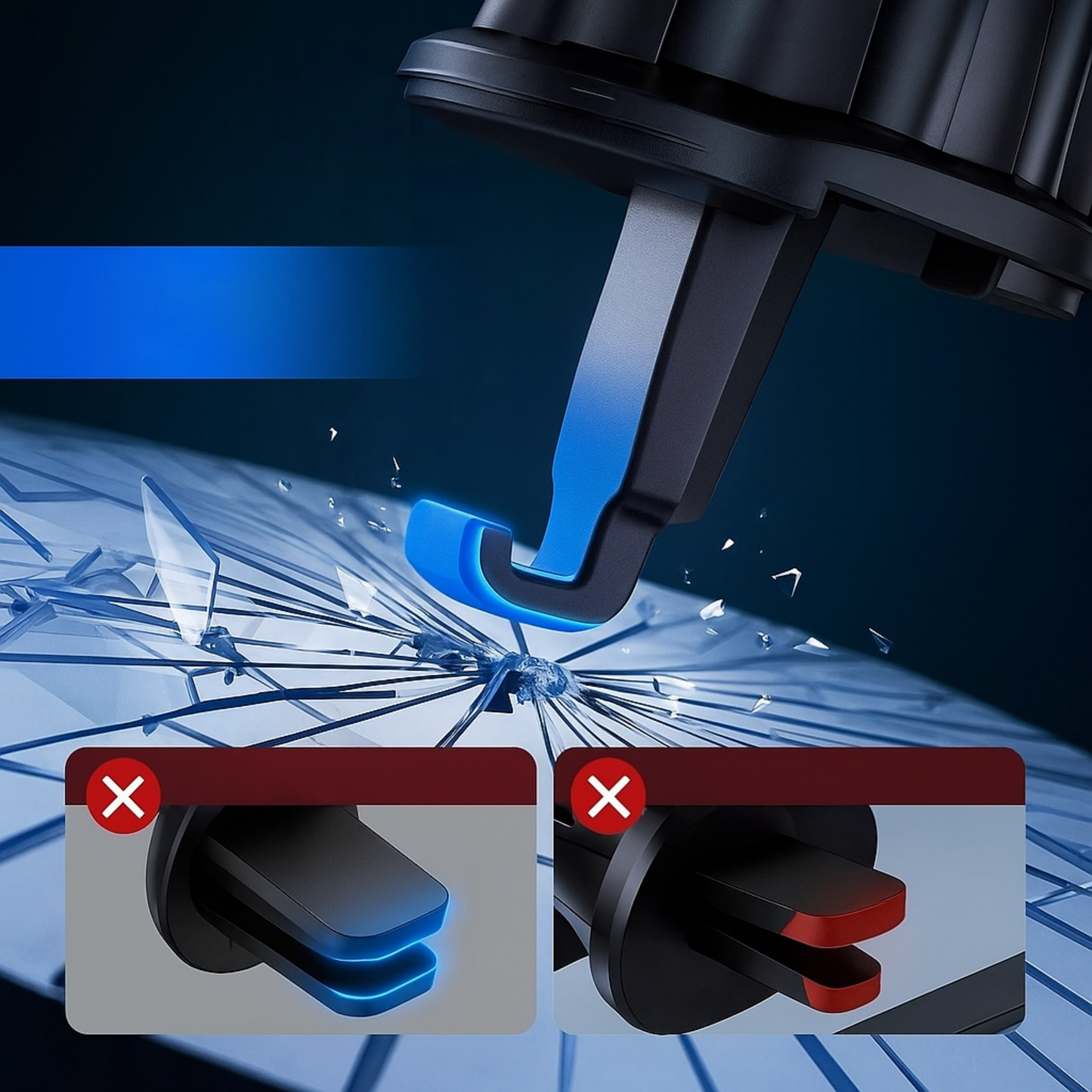 Magnetyczny uchwyt samochodowy na telefon Magnesowy uchwyt 360 stopni TOPK