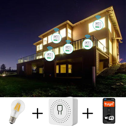 Zestaw 4x Inteligentny przełącznik elektryczny WIFI Tuya SMART LIFE 16 A