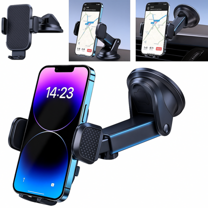 Uniwersalny Uchwyt Samochodowy do Telefonu – Obrotowy 360° TOPK