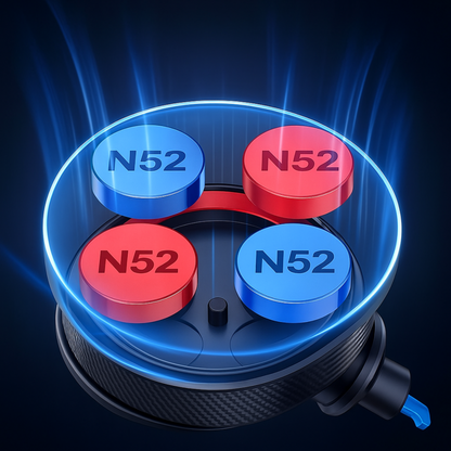 Magnetyczny uchwyt samochodowy na telefon Magnesowy uchwyt 360 stopni TOPK